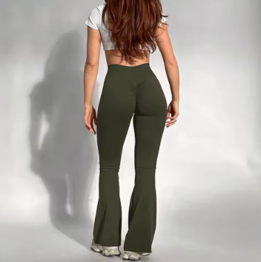 Women's High-Waisted Flare Leggings