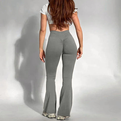 Women's High-Waisted Flare Leggings